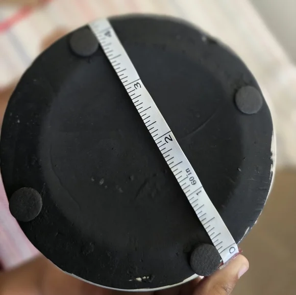 Vintage-Handmade One of a kind Mid Century Rustic Swirl Vase - Picture 4 of 5